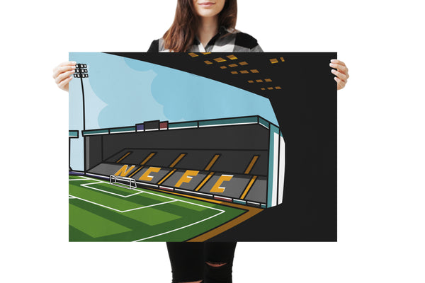 Meadow Lane - Home of Notts County FC - Set of three A3 or A1 Sized Prints