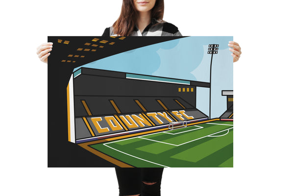 Meadow Lane - Home of Notts County FC - Set of three A3 or A1 Sized Prints