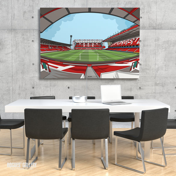 No Place Like Home: The City Ground - Home of Nottingham Forest - A0, A1, A2 or A3 Print