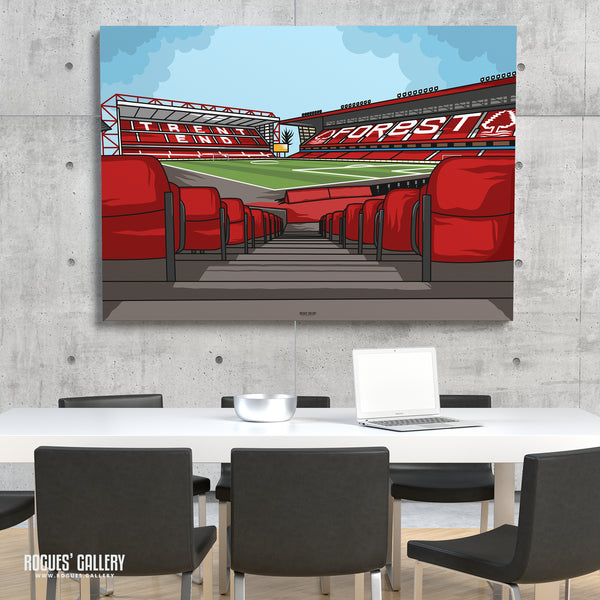Hallowed Ground: The City Ground - Home of Nottingham Forest - A0, A1, A2 or A3 Print