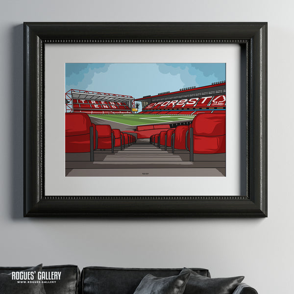 Hallowed Ground: The City Ground - Home of Nottingham Forest - A0, A1, A2 or A3 Print