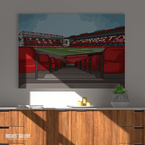 Hallowed Ground: The City Ground - Home of Nottingham Forest - A0, A1, A2 or A3 Print