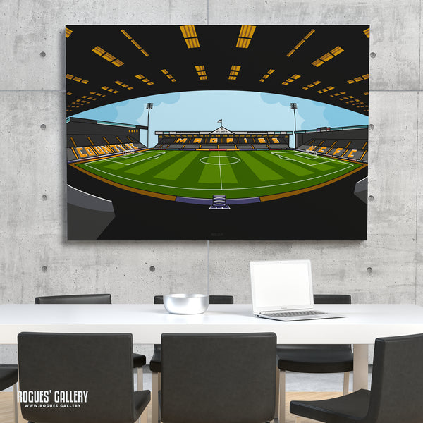 Meadow Lane - Home of Notts County - A0, A1 or A3 Print