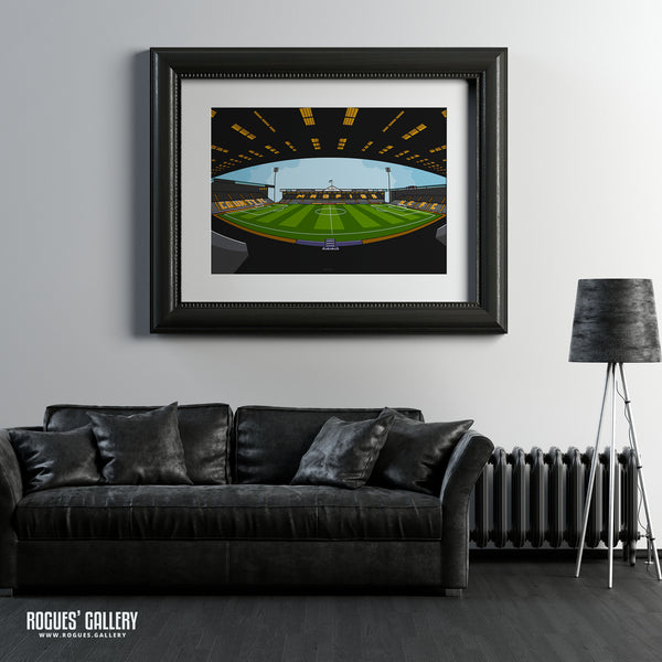 Meadow Lane - Home of Notts County - A0, A1 or A3 Print