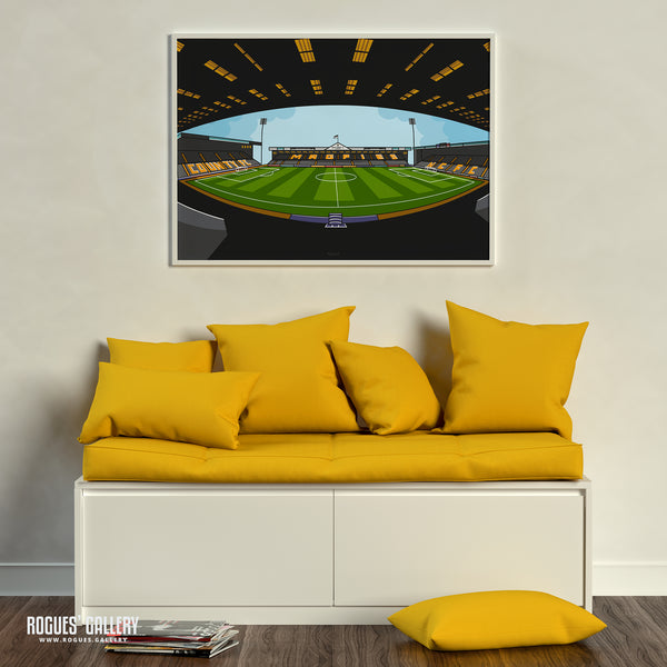 Meadow Lane - Home of Notts County - A0, A1 or A3 Print