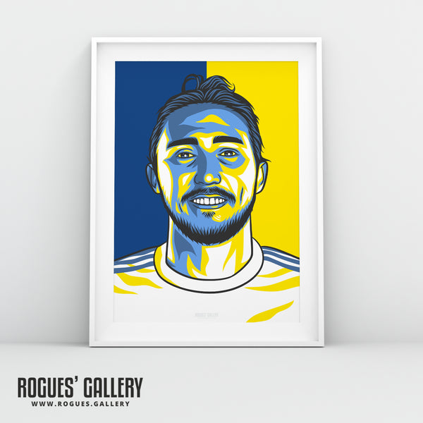 Luke Ayling - Leeds Utd - A3 Icon Print