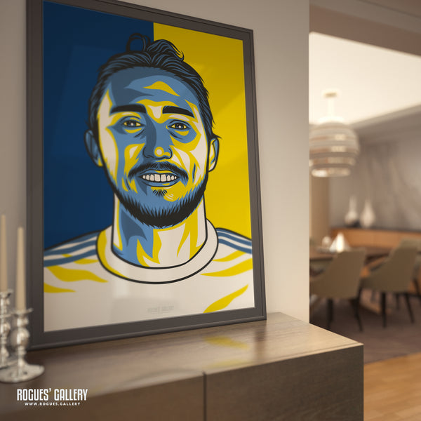 Luke Ayling - Leeds Utd - A3 Icon Print