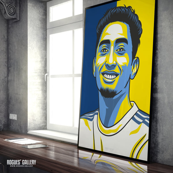 Raphinha - Leeds Utd - A3 Icon Print