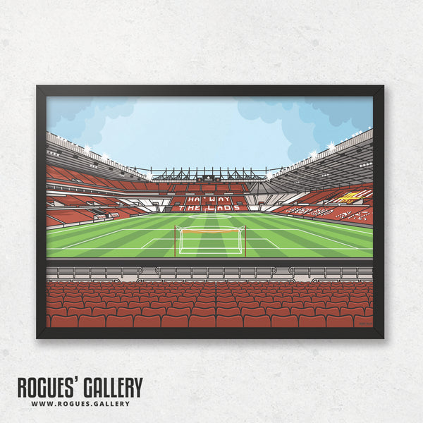 Ha' Way The Lads: The Stadium of Light - Home of Sunderland AFC - A0, A1, A2 or A3 Print