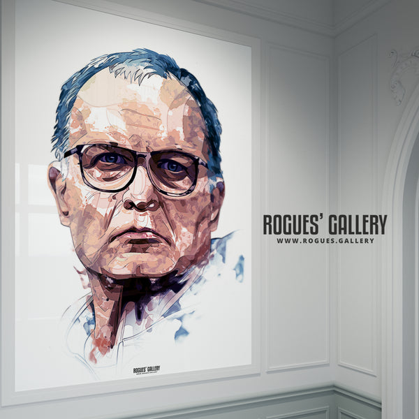 Marcelo Bielsa: The Face of Football - Art Version - Leeds Utd - A0, A1, A2 or A3 Print