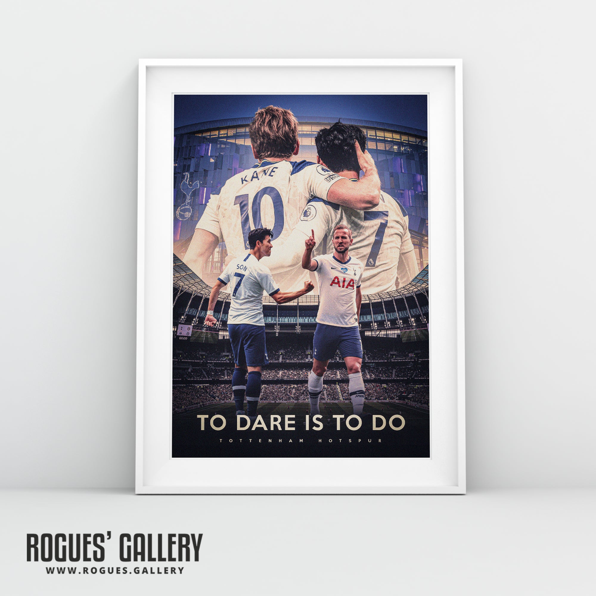 Harry Kane & Son Heung-min: To Dare Is To Do - Spurs A0, A1, A2 or A3 Print