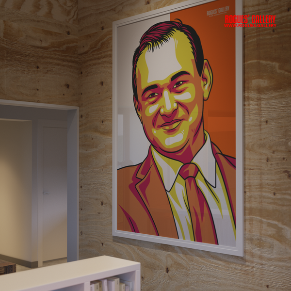 Sir Ed Davey Liberal Democrat Party Leader art portrait poster signed