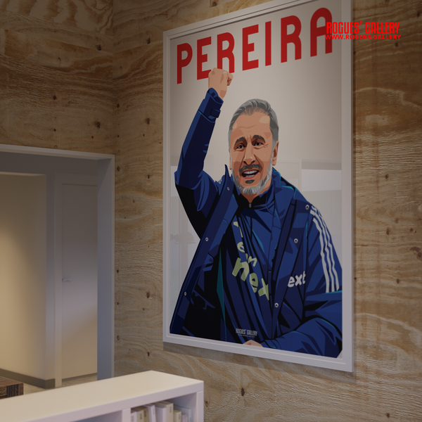 Vitor Pereira Nottingham Forest head coach boss A0 print City Ground