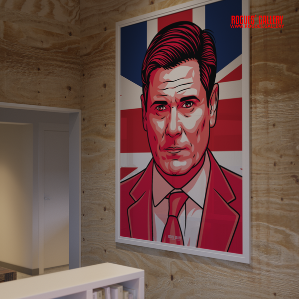 Incredible To The House - PM Sir Keir Starmer - Politics Series A3, A2, A1 or A0 Union Jack Icon Print