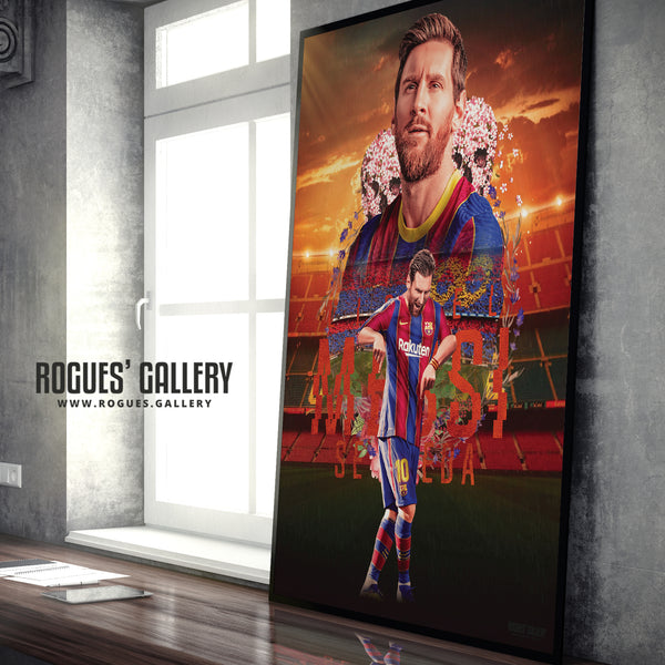 Messi: The Dancer - A0, A1 or A3 Print