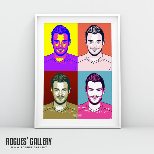 Vardy - A0, A1 or A3 Pop Art Print