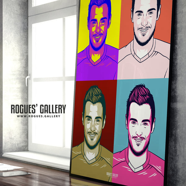 Vardy - A0, A1 or A3 Pop Art Print