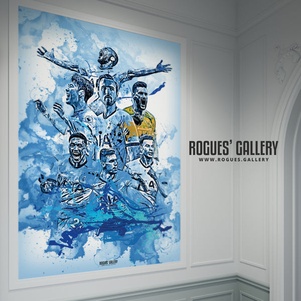 Spurs 2021: Never Mind The Pollocks - Spurs A0, A1 or A3 Print