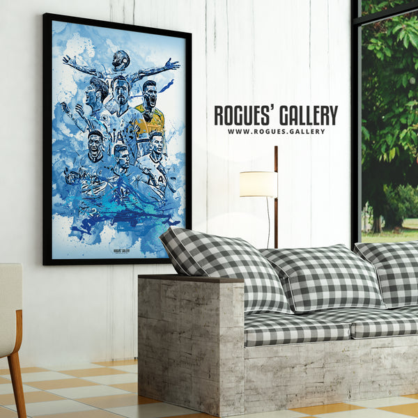 Spurs 2021: Never Mind The Pollocks - Spurs A0, A1 or A3 Print