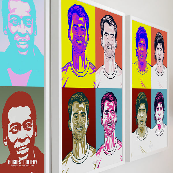 Patrick Bamford: Pop Art - Leeds United - A0, A1 or A3 Print