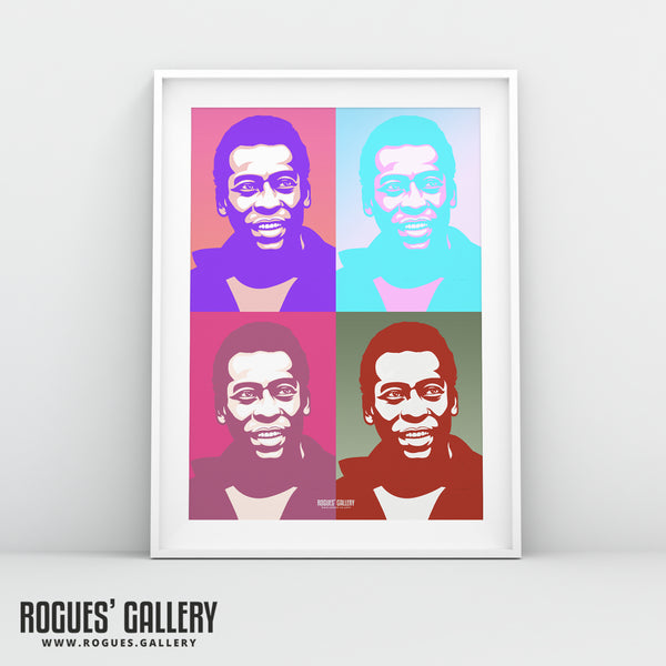Pele: Pop Art - A0, A1, A2 or A3 Print