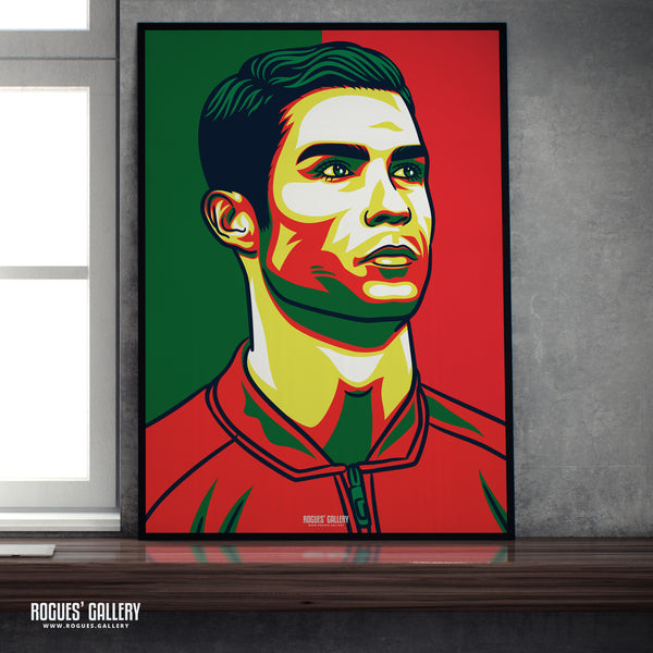 Ronaldo - A0, A1 or A3 Icon Print