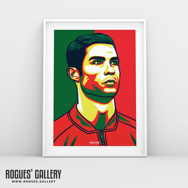 Ronaldo - A0, A1 or A3 Icon Print