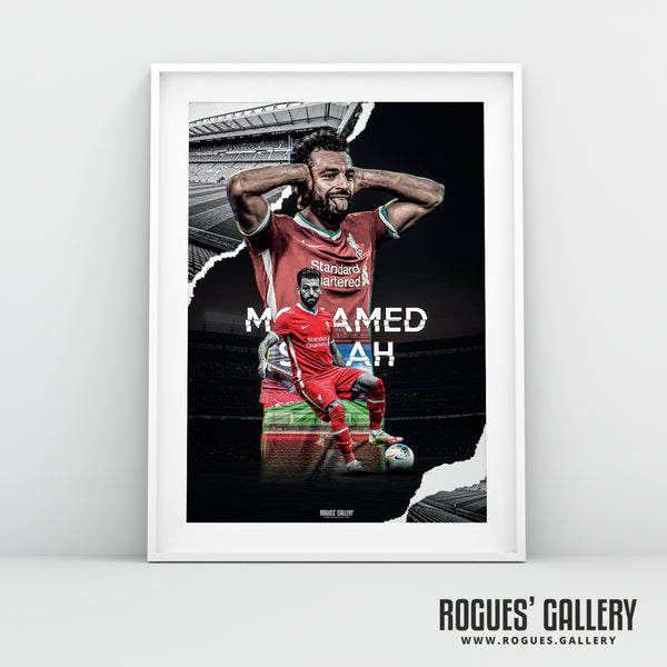 Mo Salah - Mido Edit Print in sizes A3 up to A0