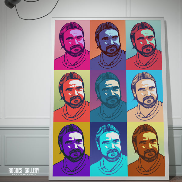 Daniel Farke - Norwich City Boss - Pop Art Print in sizes A3 up to A0