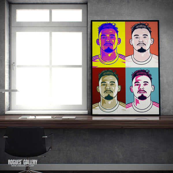 Kalvin Phillips - Leeds Utd - A3 Pop Art Print