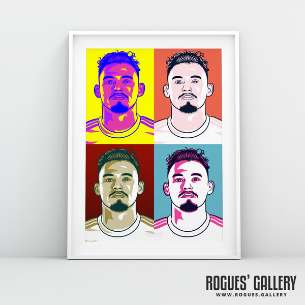 Kalvin Phillips - Leeds Utd - A3 Pop Art Print