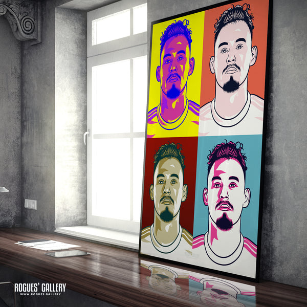 Kalvin Phillips - Leeds Utd - A3 Pop Art Print