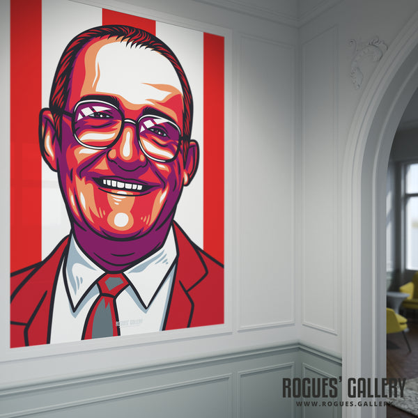 Bulleye's Jim Bowen - Darts Legend - A3, A2, A1 or A0 Print