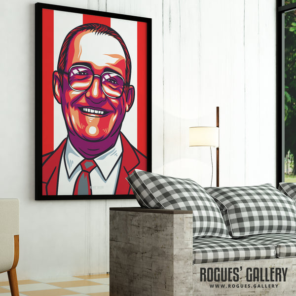 Bulleye's Jim Bowen - Darts Legend - A3, A2, A1 or A0 Print