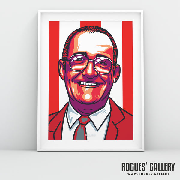 Bulleye's Jim Bowen - Darts Legend - A3, A2, A1 or A0 Print
