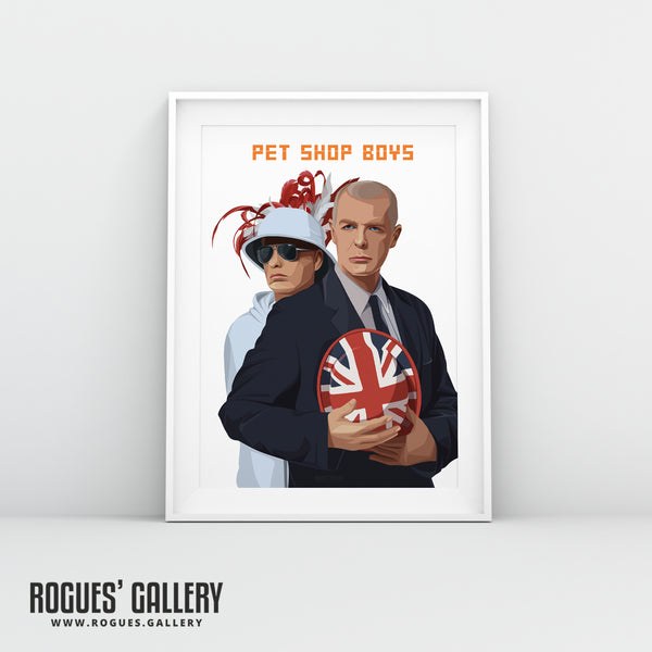 Brits: Pet Shop Boys - A3, A2, A1 or A0 Print