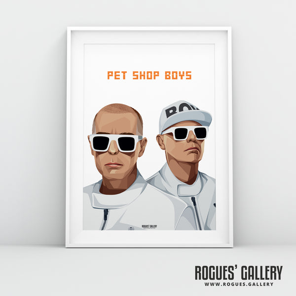 Sunglasses At Night: Pet Shop Boys - A3, A2, A1 or A0 Print in 2 versions