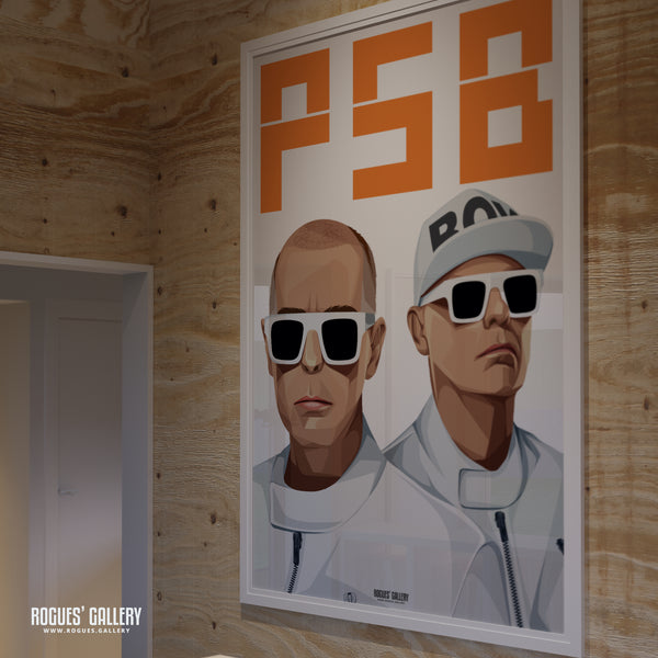 Sunglasses At Night: Pet Shop Boys - A3, A2, A1 or A0 Print in 2 versions