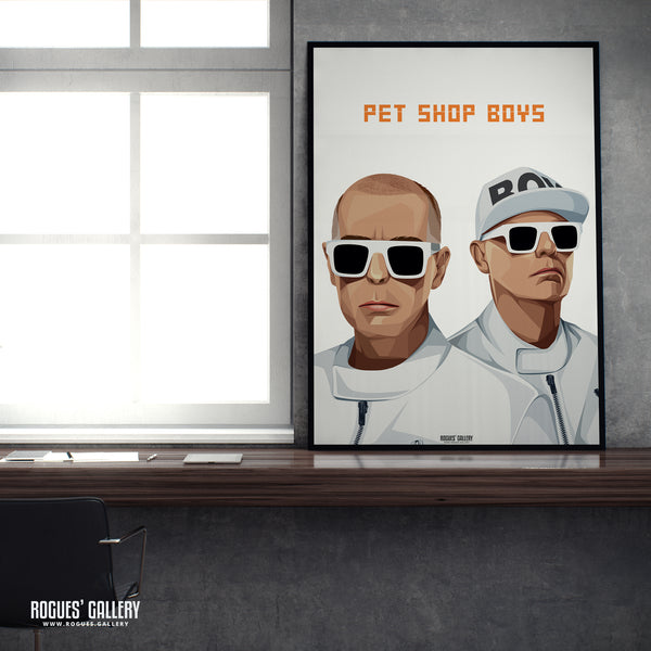 Sunglasses At Night: Pet Shop Boys - A3, A2, A1 or A0 Print in 2 versions