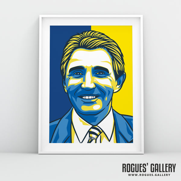 Howard Wilkinson - Former Leeds United Manager - A3, A2, A1 or A0 Print
