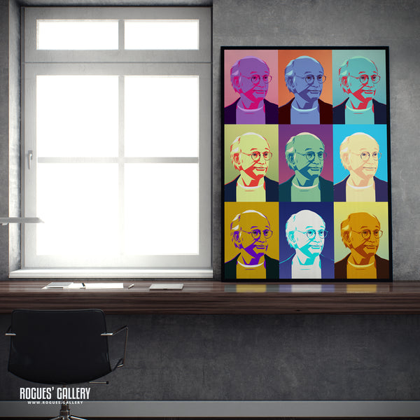 Curb You Enthusiasm's Larry David - A3, A2, A1 or A0 Pop Art Print