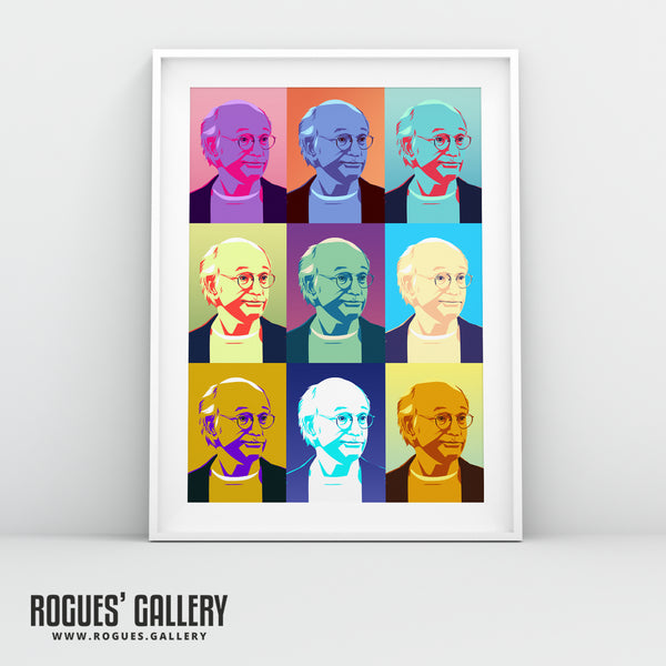 Curb You Enthusiasm's Larry David - A3, A2, A1 or A0 Pop Art Print