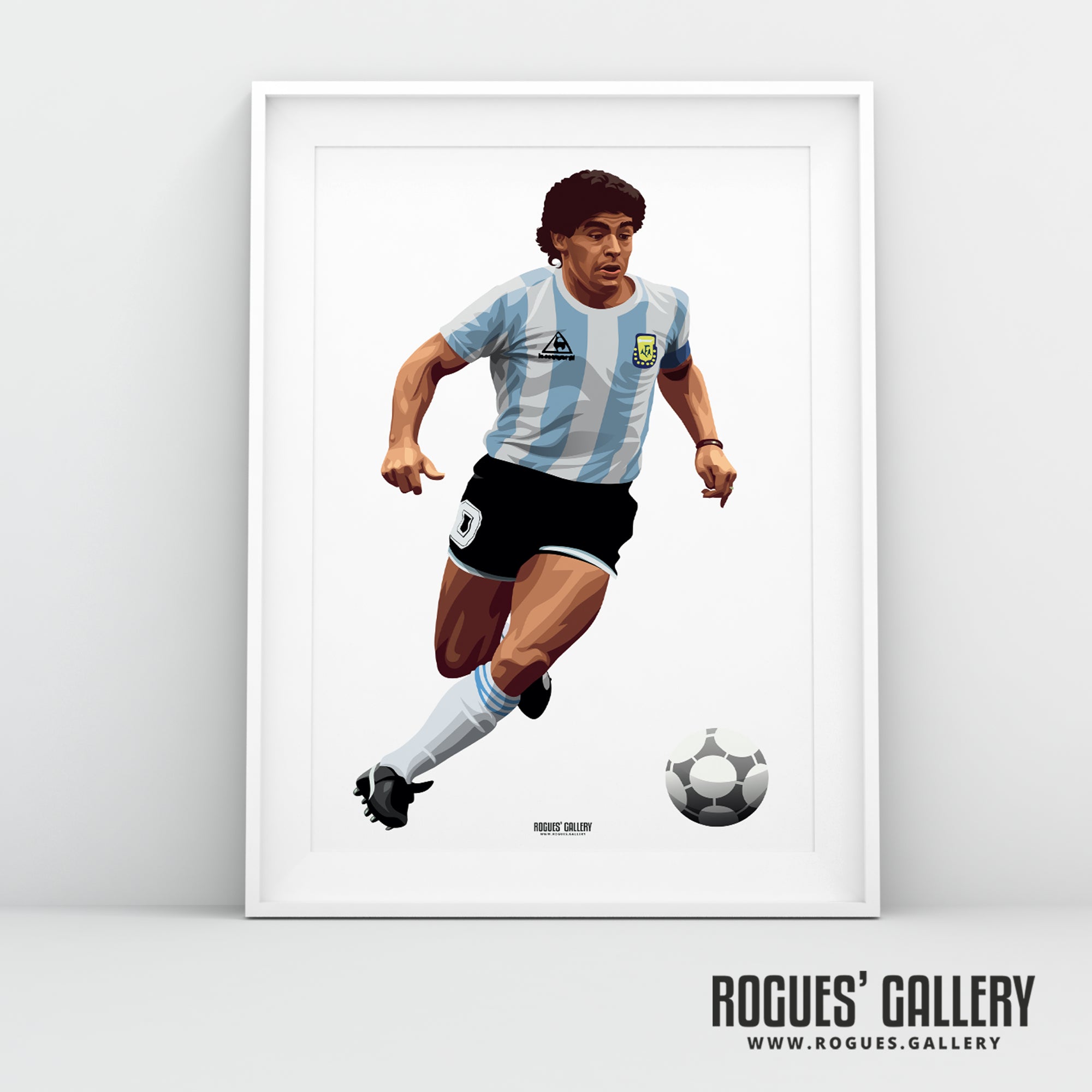 Maradona: Dribble - A0, A2, A1 or A3 Print