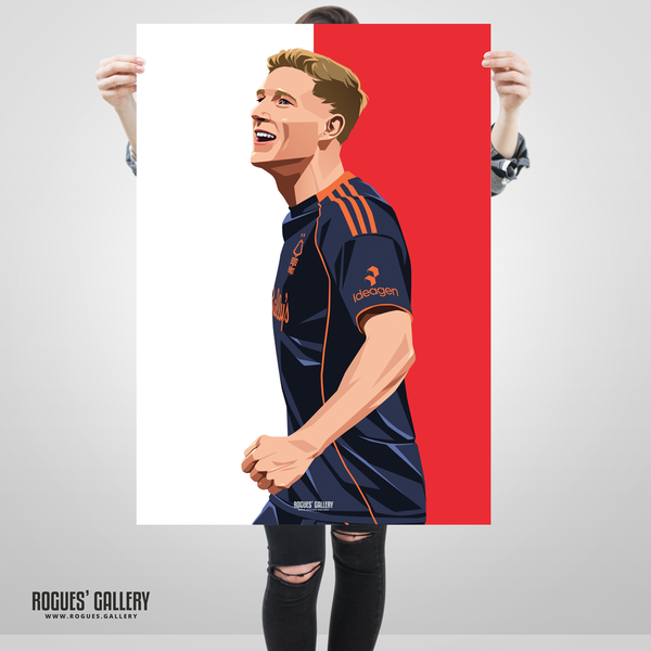 Elliot Anderson England World Cup Nottingham Forest poster red