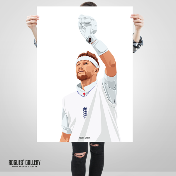 Joe Root England cricket legend Graham Thorpe salute 100 poster