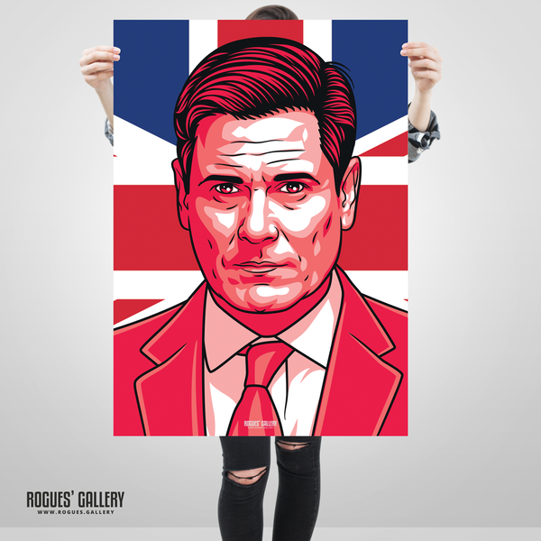Incredible To The House - PM Sir Keir Starmer - Politics Series A3, A2, A1 or A0 Union Jack Icon Print
