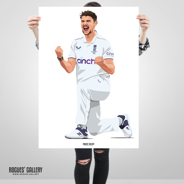 Josh Tongue England cricket Seam bowler Ashes Tour poster