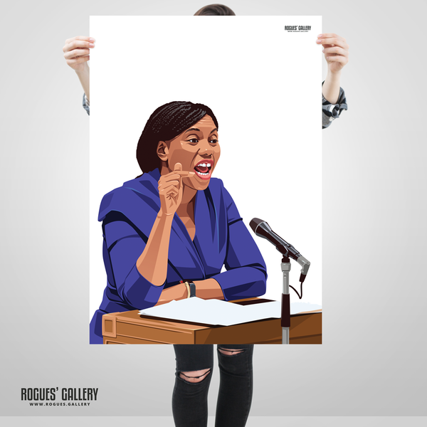 Kemi Badenoch debating Conservative Party Leader Tory poster