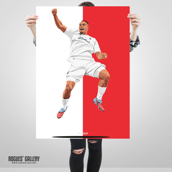 Murillo Nottingham Forest Brazil centre half poster Anfield goal celebration red