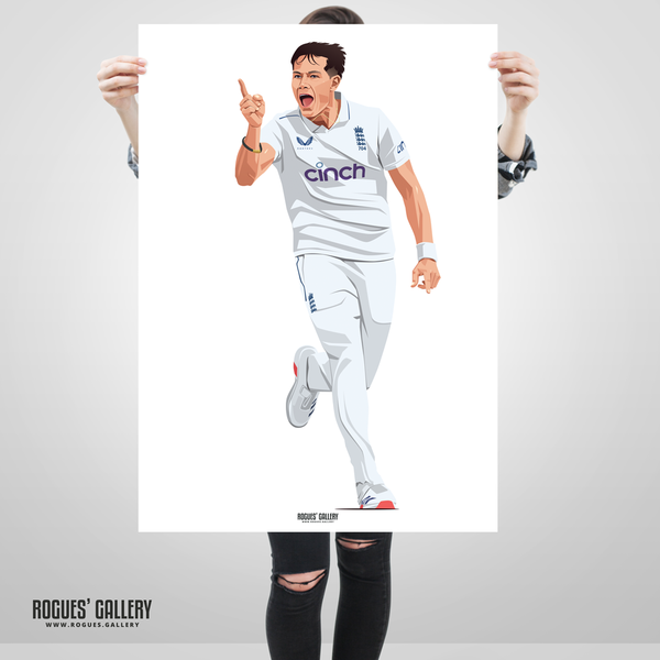 Matthew Potts England Seam bowler Ashes 2025/26 poster